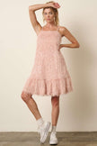 Mittoshop Feather Ruffle Hem Mini Cami Dress