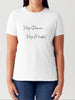 Simply Love Full Size VERY DEMURE VERY MINDFUL Letter Graphic Short Sleeve Tubular T-Shirt