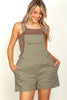 VERY J Adjustable Suspender Overalls with Pockets