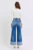 Judy Blue Full Size Distressed High Waist Wide Leg Jeans