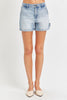 Risen Full Size High Rise Denim Shorts