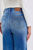 Judy Blue Full Size Distressed High Waist Wide Leg Jeans