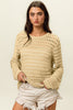 BiBi Round Neck Openwork Knit Cover Up