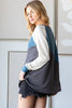 HOPELY Color Block Long Sleeve T-Shirt