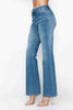 bytos Full Size Cat's Whiskers Mid Rise Bootcut Jeans