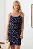 Gilli Floral Ribbed Tie-Back Cami Mini Dress