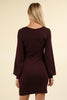 VERY J Ruched Detail Bodycon Mini Dress