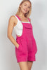 VERY J Adjustable Suspender Overalls with Pockets